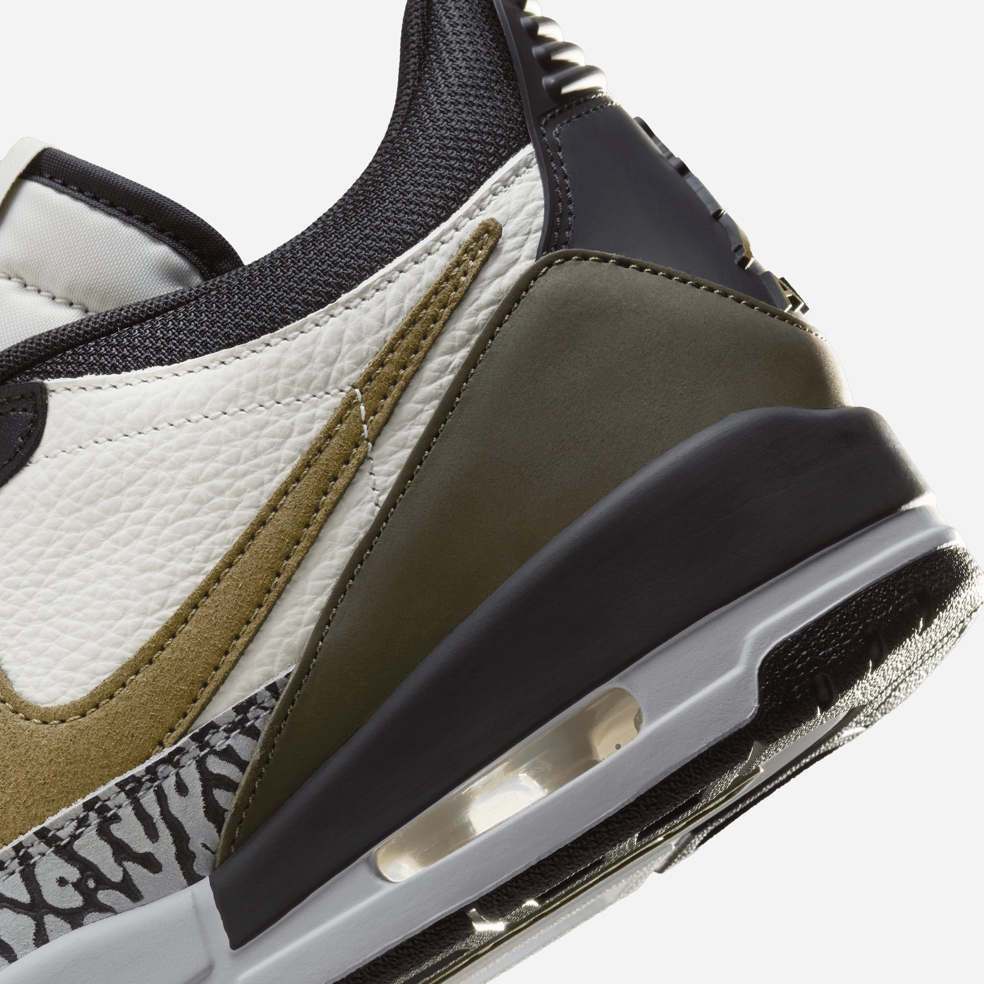 JORDAN | AIR JORDAN LEGACY 312 LOW { SAIL/MEDIUM OLIVE-BLACK-WOLF GREY