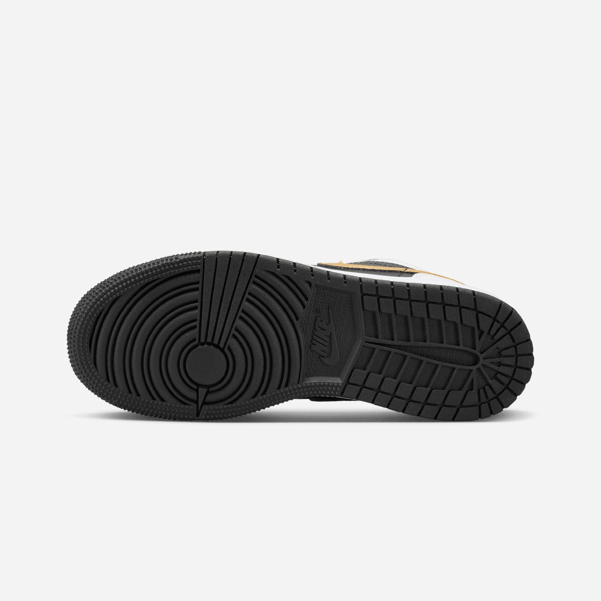 JORDAN | AIR JORDAN LOW 1 (GS) { WHITE/METALLIC GOLD-BLACK