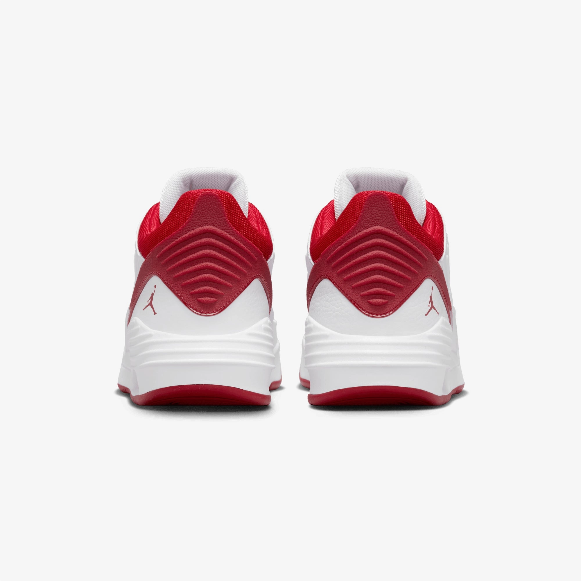 JORDAN | MAX AURA 5 { WHITE/GYM RED-BLACK