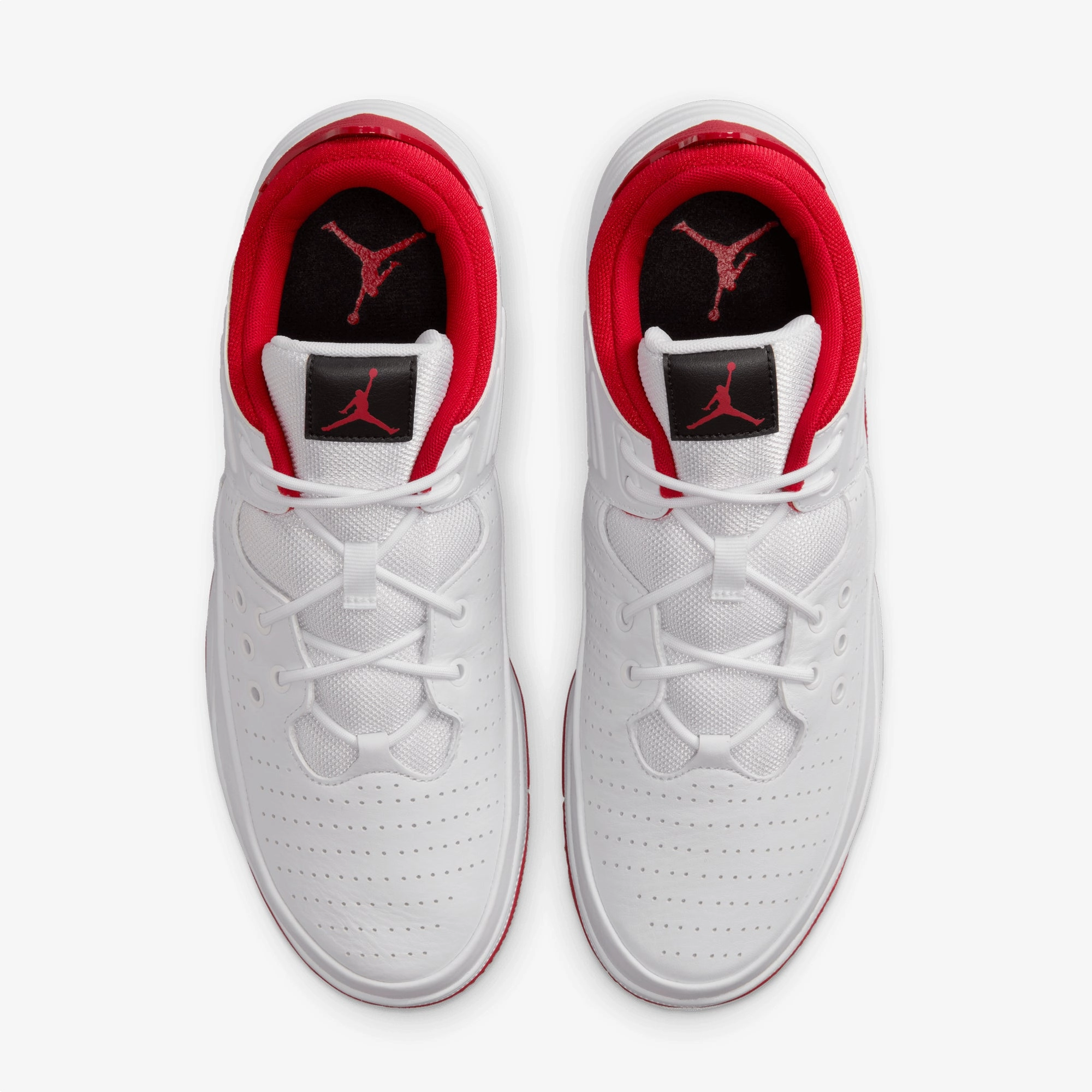 JORDAN | MAX AURA 5 { WHITE/GYM RED-BLACK