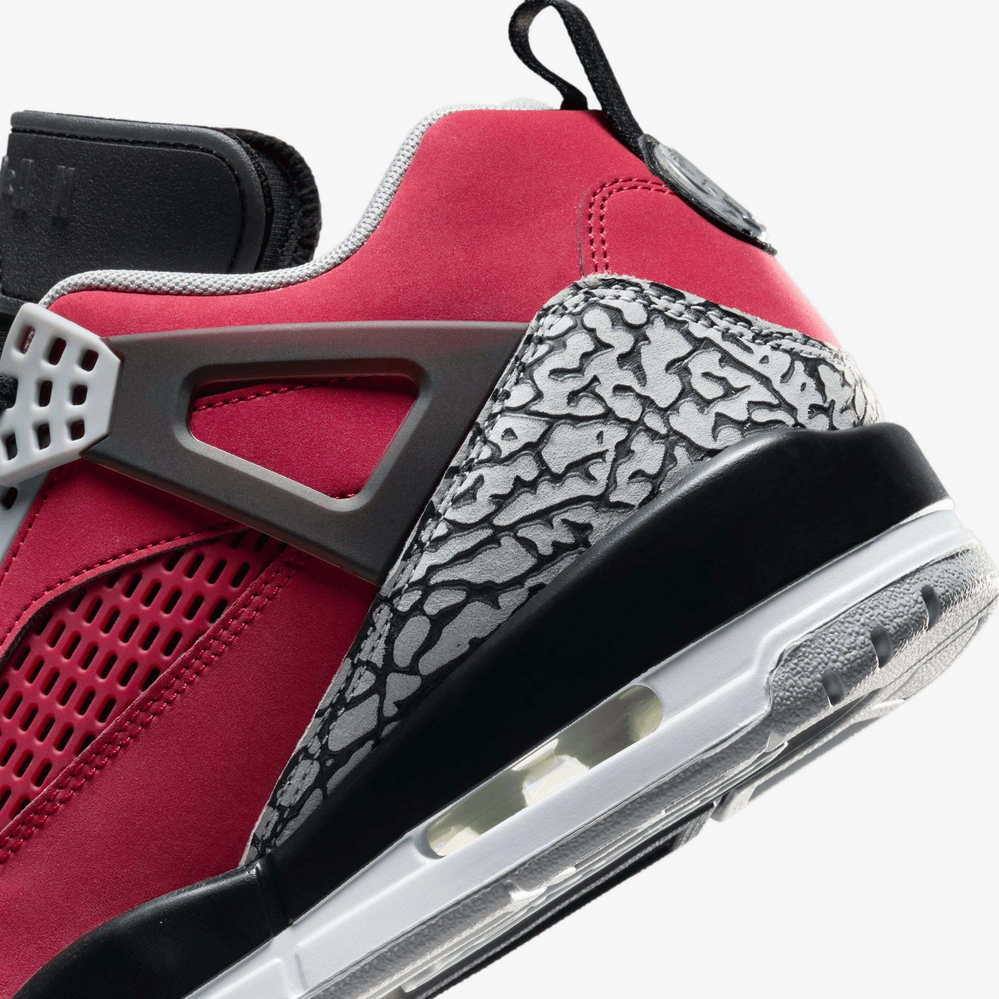 JORDAN | SPIZIKE LOW { GYM RED/BLACK-WOLF GREY-COOL GREY