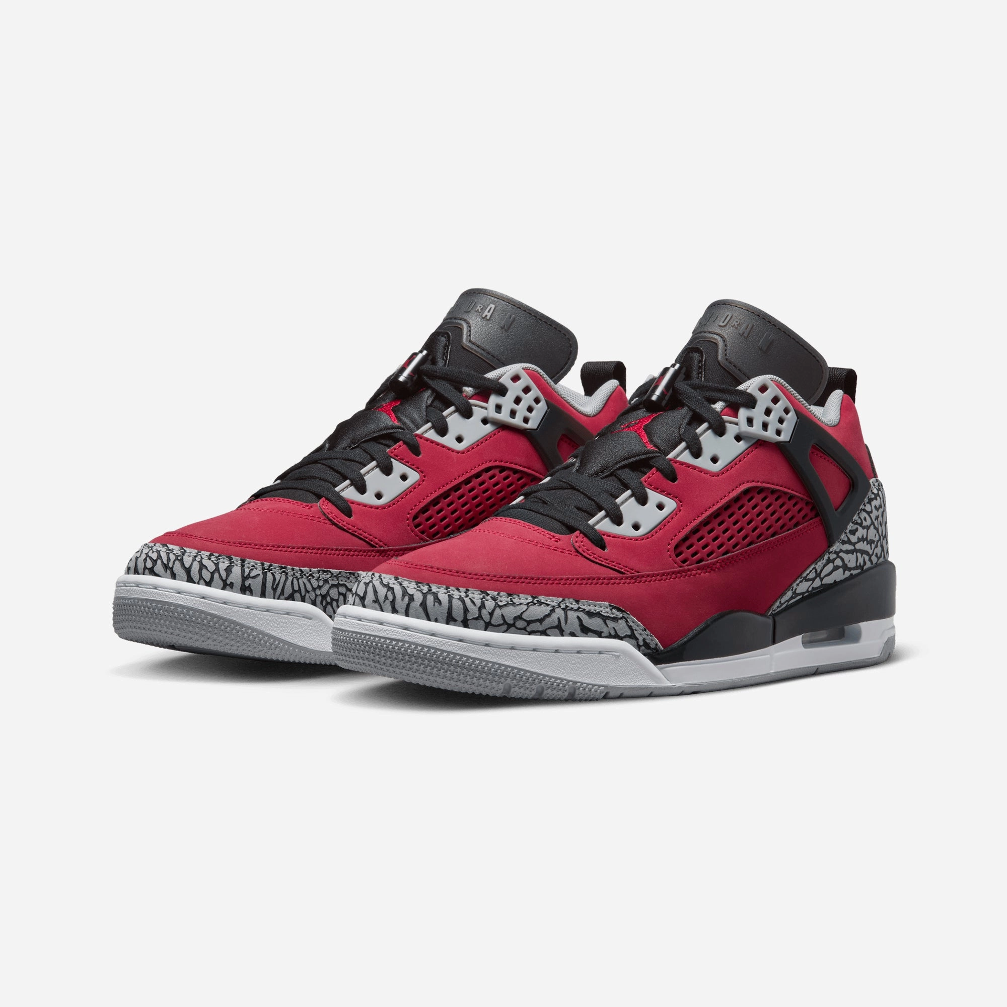 JORDAN | SPIZIKE LOW { GYM RED/BLACK-WOLF GREY-COOL GREY