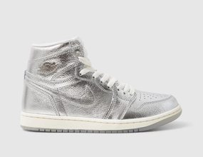 Jordan Women's 1 Retro High OG Metallic Silver / Photon Dust - Sail