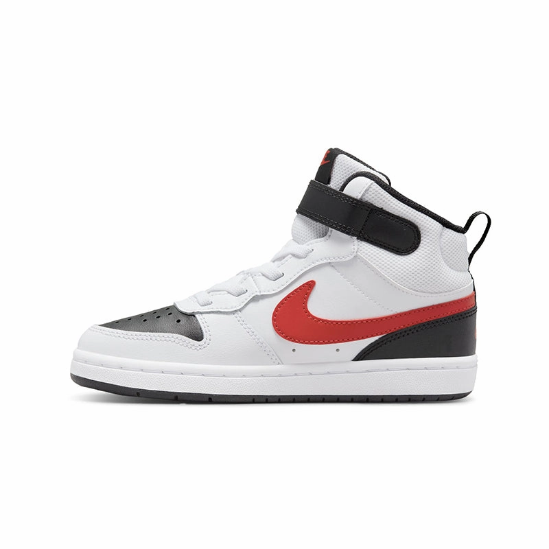 Kid's Grade School Court Borough Mid 2 White/Red/Black