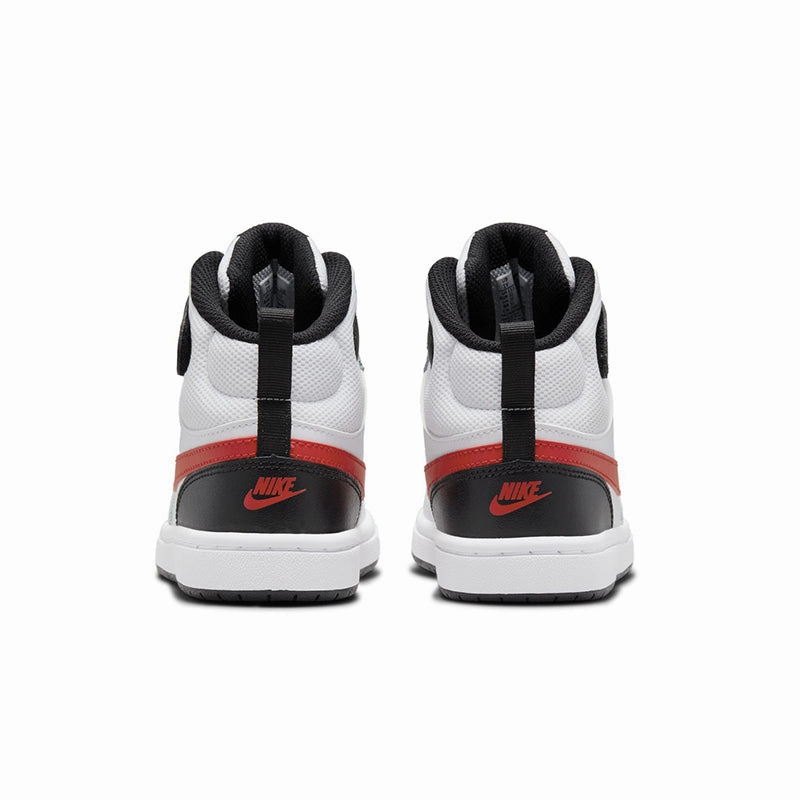 Kid's Grade School Court Borough Mid 2 White/Red/Black
