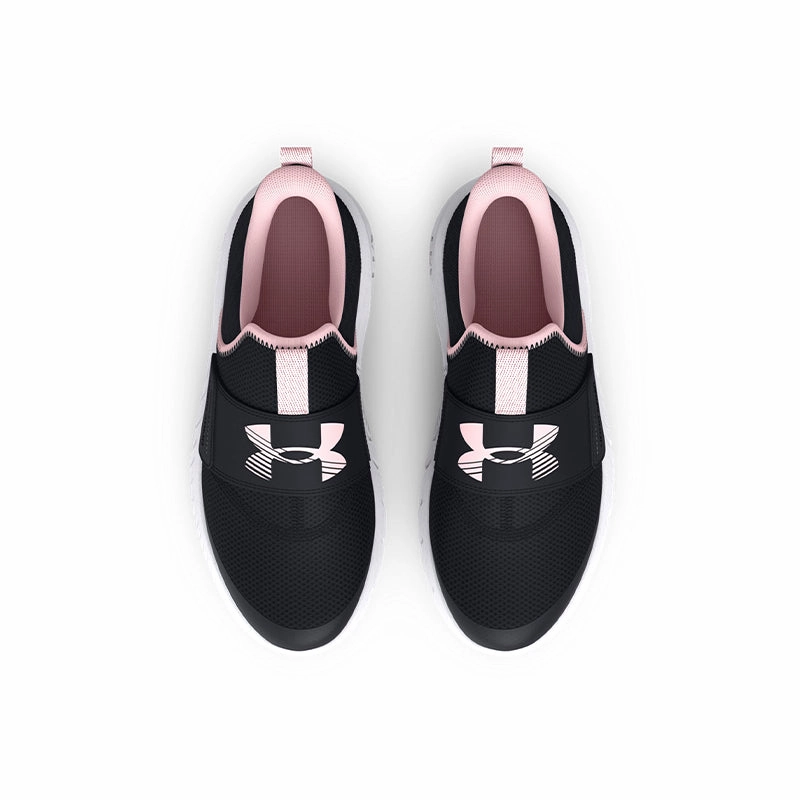 Kid's Grade School Flash Black/Prime Pink