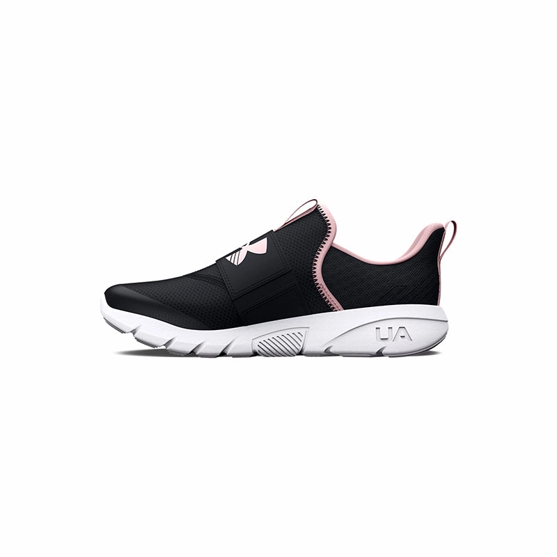 Kid's Grade School Flash Black/Prime Pink