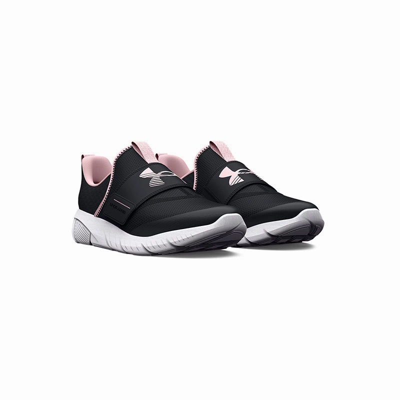 Kid's Grade School Flash Black/Prime Pink