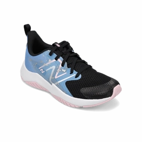 Kid's Preschool Rave Run V2 Black/Blue Laguna