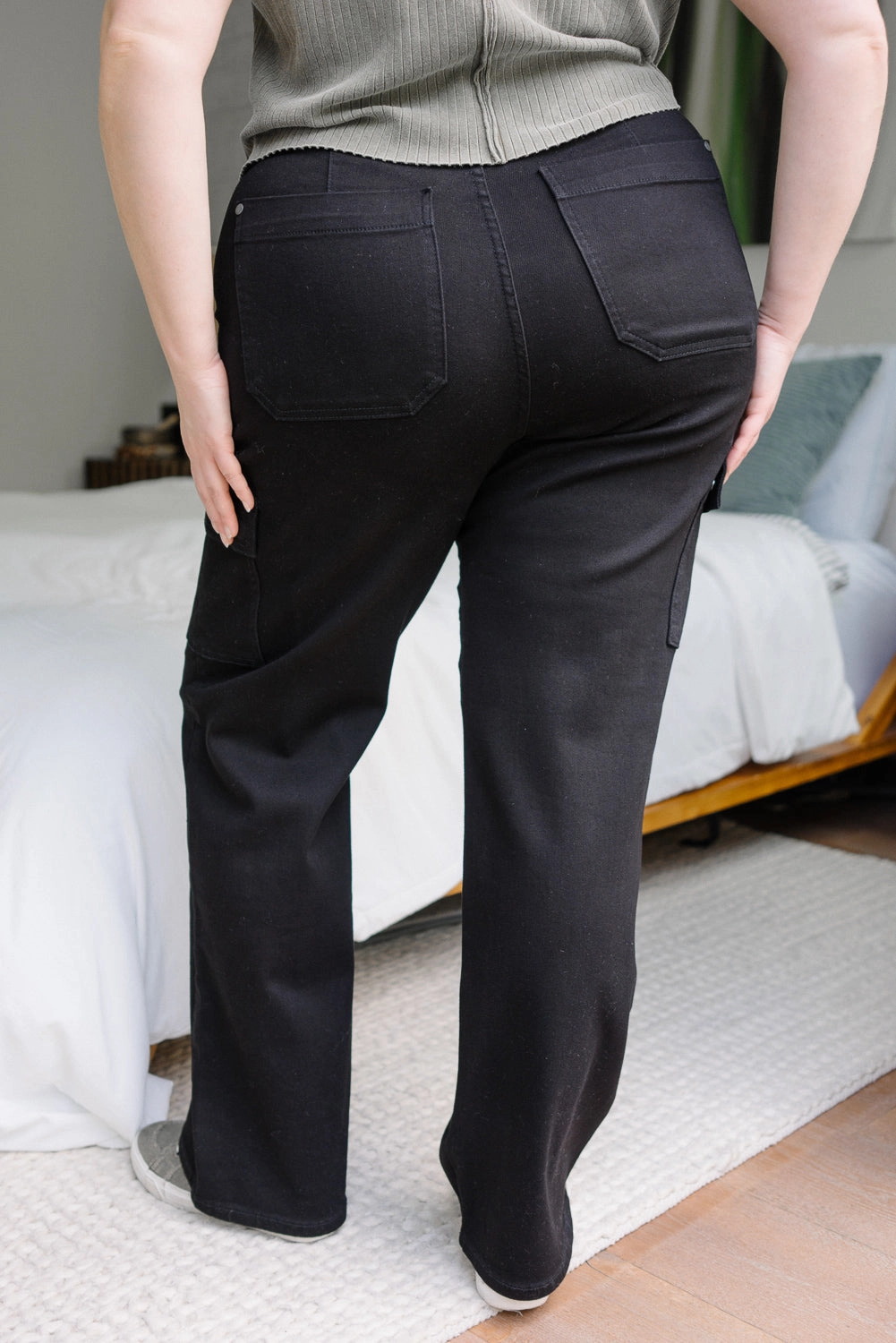Krystal High Rise Cargo Wide Leg - PLUS