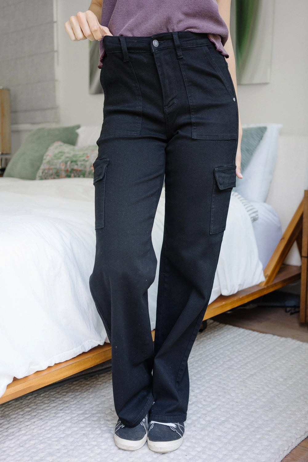 Krystal High Rise Cargo Wide Leg