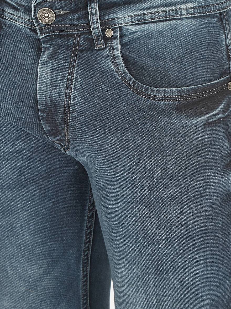 Light Blue Washed Slim Fit Jeans | JadeBlue