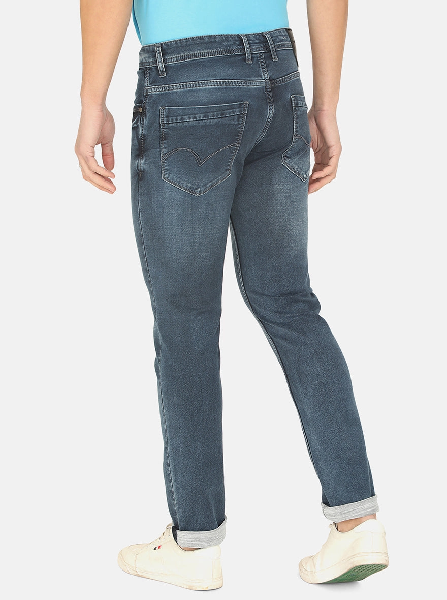 Light Blue Washed Slim Fit Jeans | JadeBlue