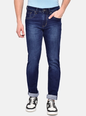 Light Blue Washed Straight Fit Jeans | JadeBlue