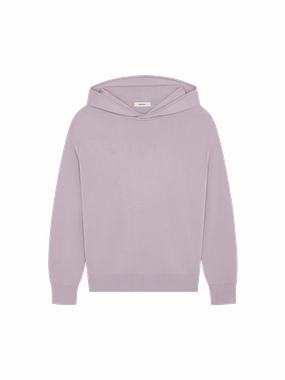 Mens DNA Regenerative Merino Wool Hoodie—raisin purple