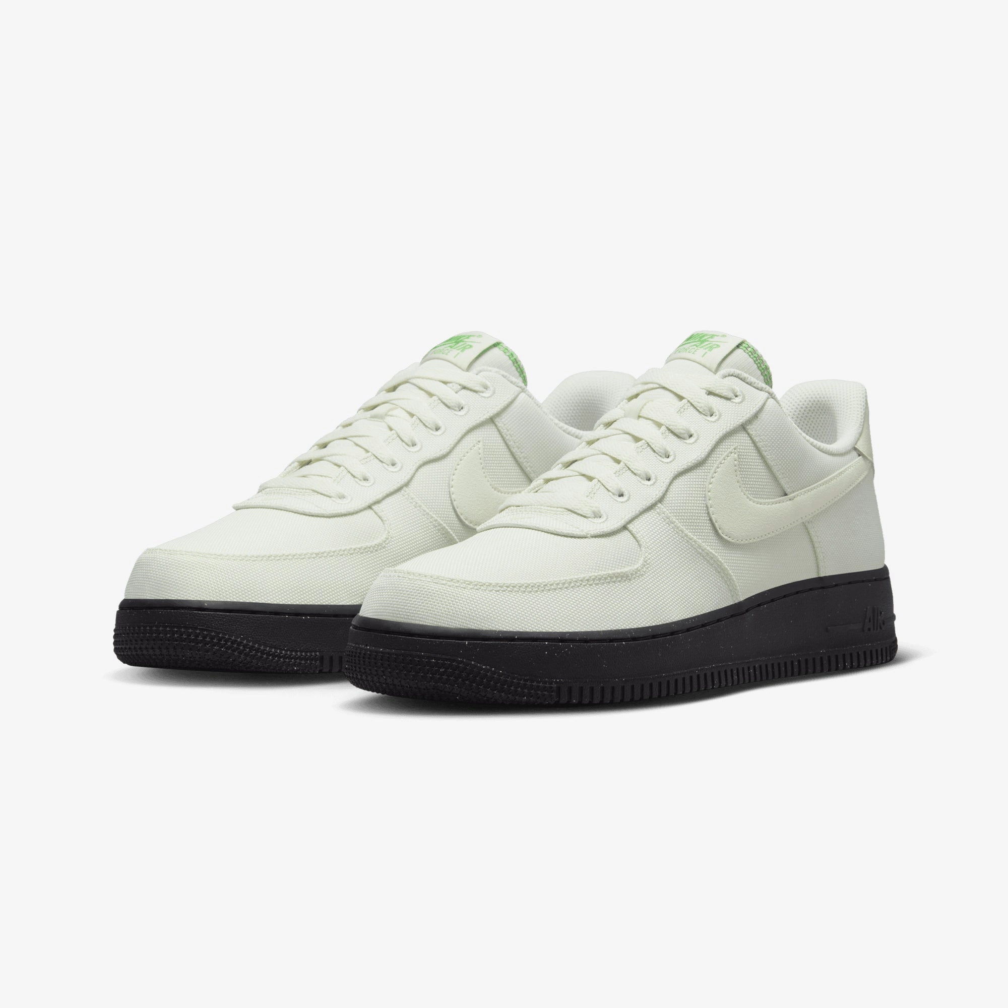 NIKE | AIR FORCE 1'07 LV8 { SEA GLASS/SEA GLASS-BLACK-CHLOROPHYLL
