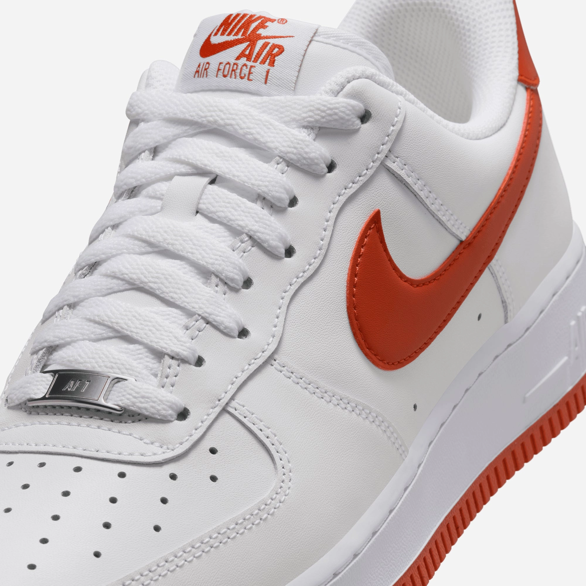 NIKE | AIR FORCE 1 '07 { WHITE/DRAGON RED-WHITE