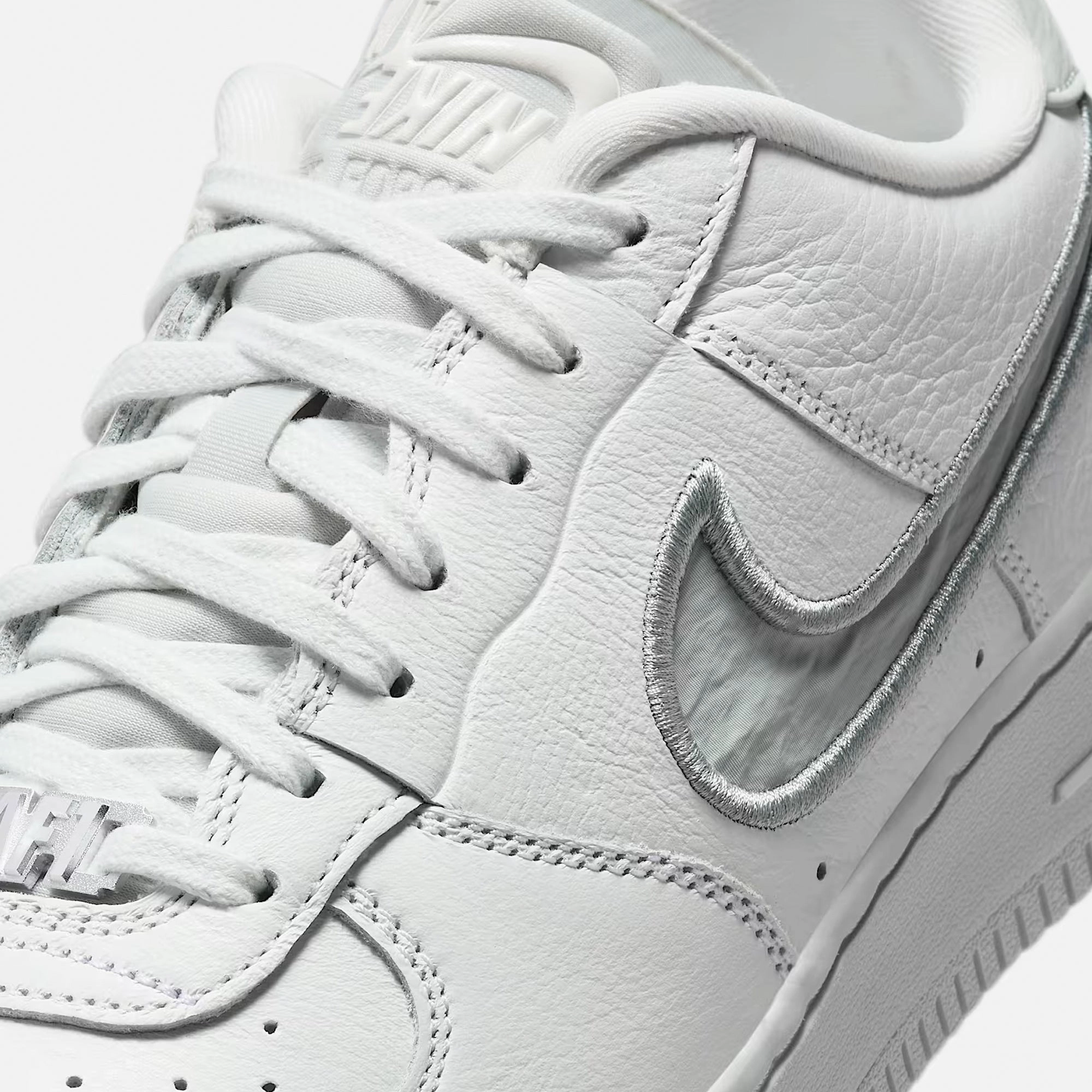 NIKE | AIR FORCE 1 LOW DANCE { SUMMIT WHITE/METALLIC SILVER-PHOTON DUST