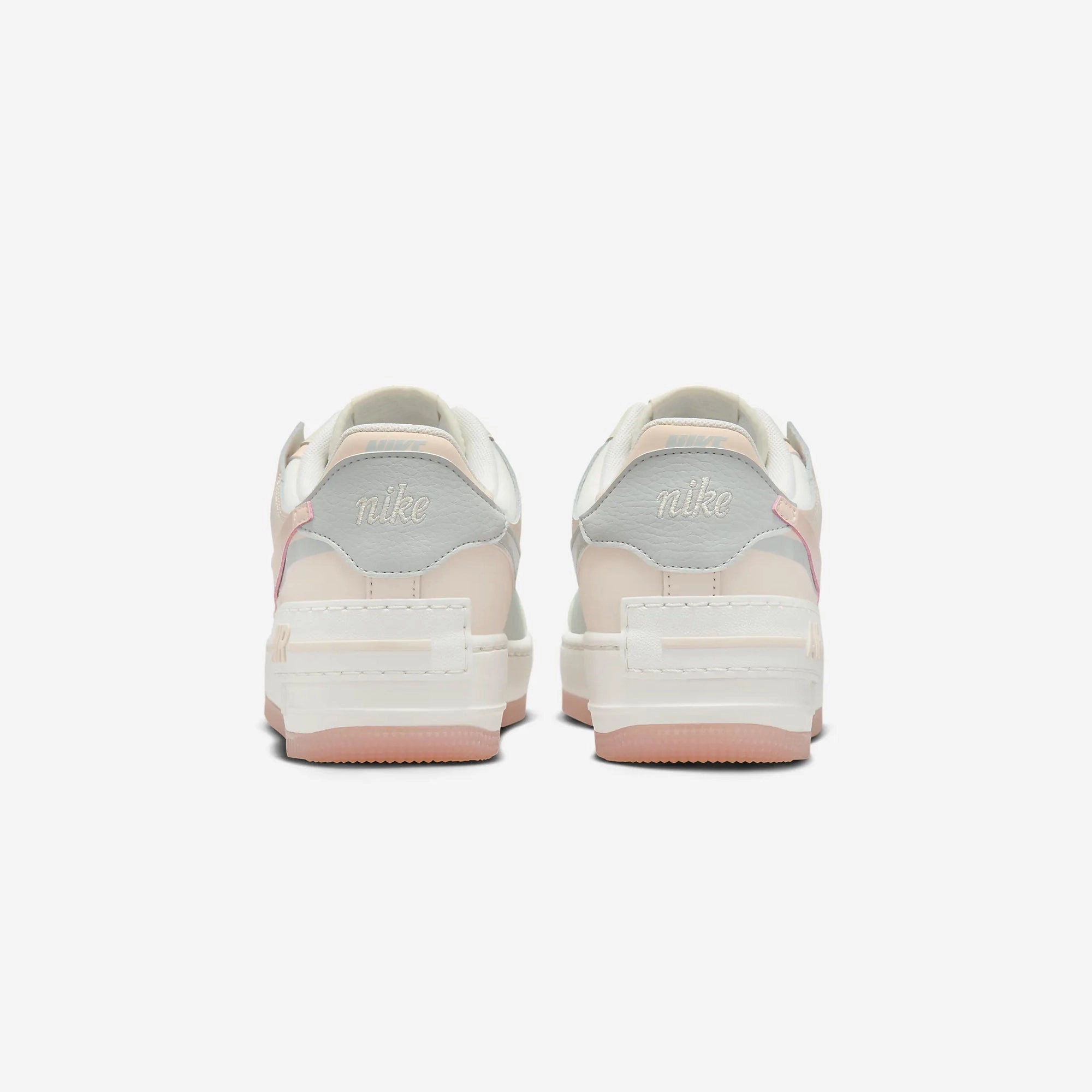 NIKE | AIR FORCE 1 SHADOW { COCONUT MILK/LIGHT SILVER/SAIL/CRIMSON TINT