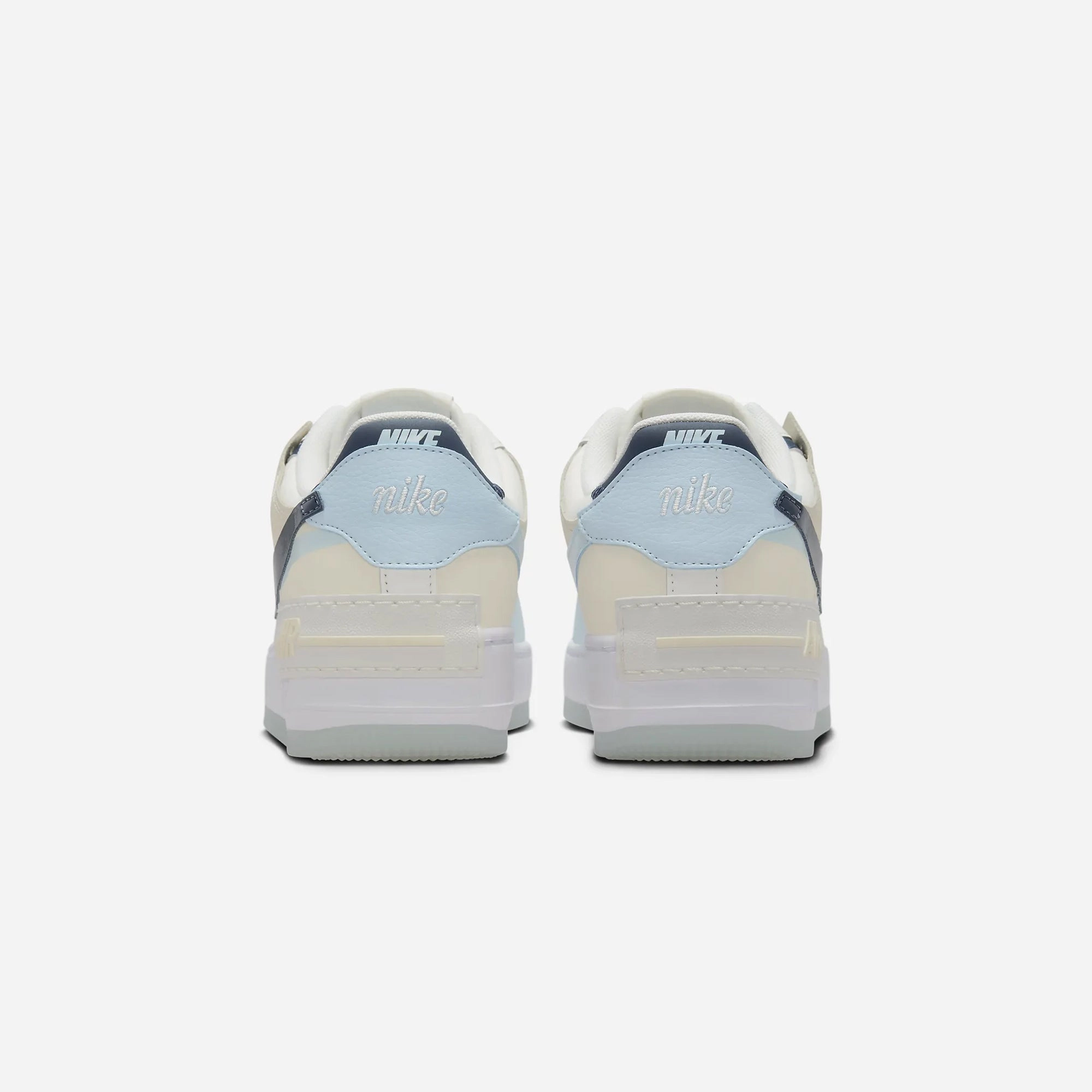 NIKE | AIR FORCE 1 SHADOW { SAIL/ARMORY NAVY-GLACIER BLUE