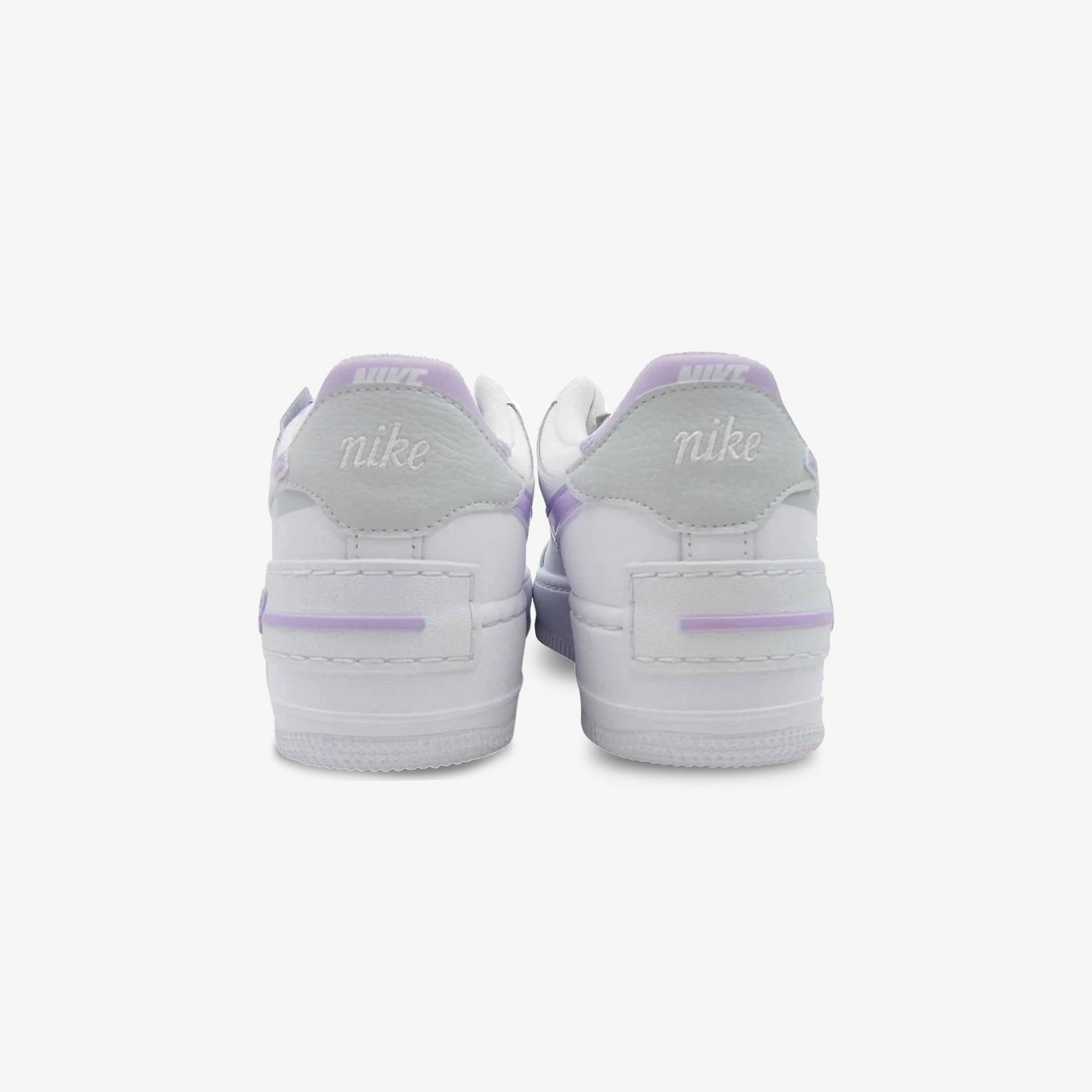 NIKE | AIR FORCE 1 SHADOW { WHITE/LILAC BLOOM-PHOTON DUST-WHITE