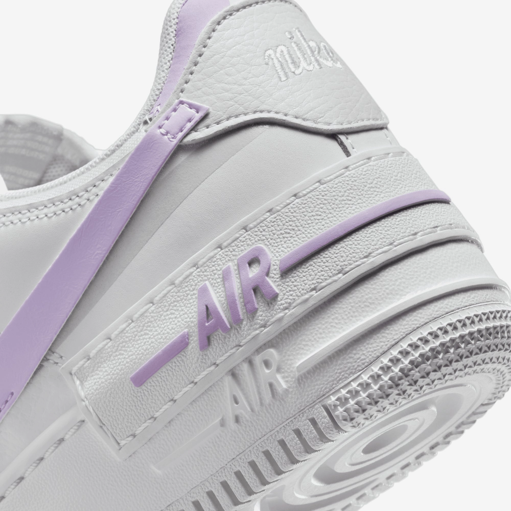 NIKE | AIR FORCE 1 SHADOW { WHITE/LILAC BLOOM-PHOTON DUST-WHITE