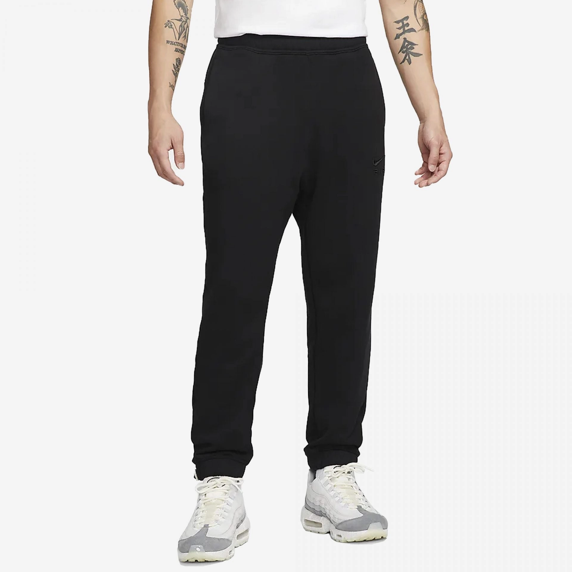 Nike | AIR FRENCH TERRY JOGGERS  { BLACK/BLACK