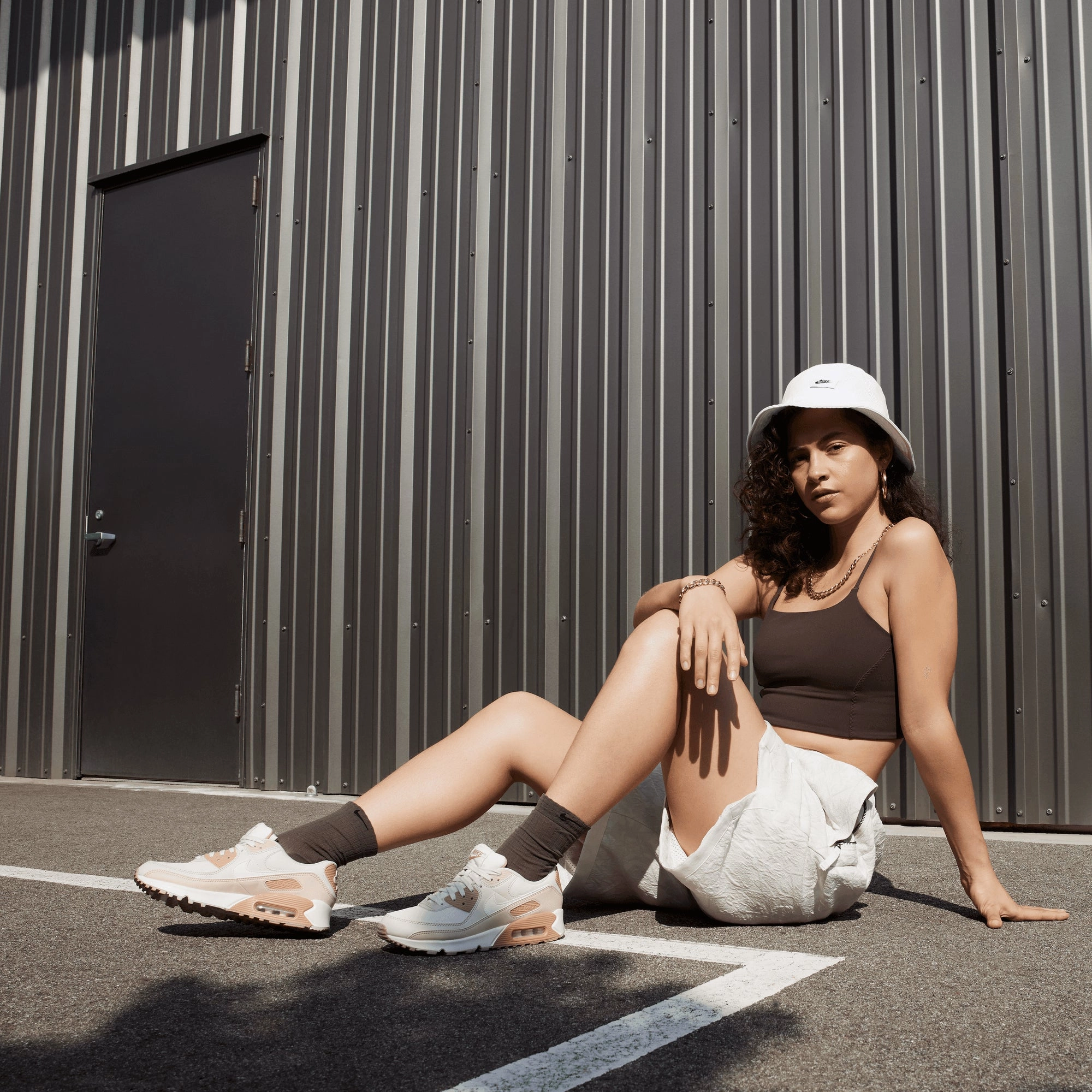 NIKE | AIR MAX 90 { PHANTOM/SAIL-SANDDRIFT-LT OREWOOD BRN