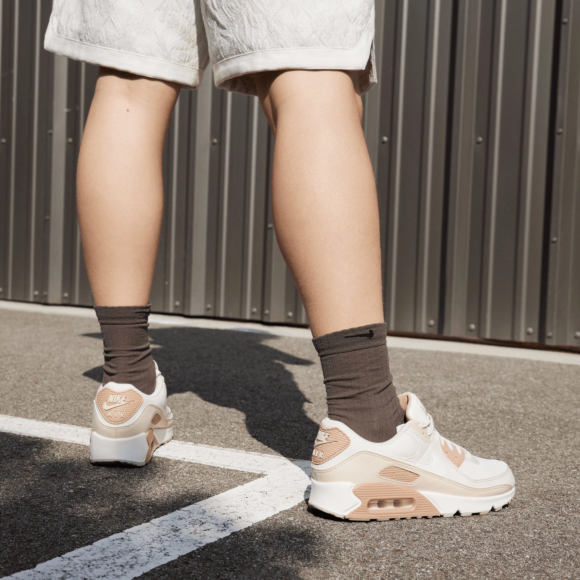 NIKE | AIR MAX 90 { PHANTOM/SAIL-SANDDRIFT-LT OREWOOD BRN