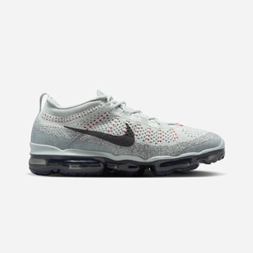 NIKE | AIR VAPORMAX 2023 FLYKNIT { LIGHT SILVER/SMOKE GREY-PICANTE RED