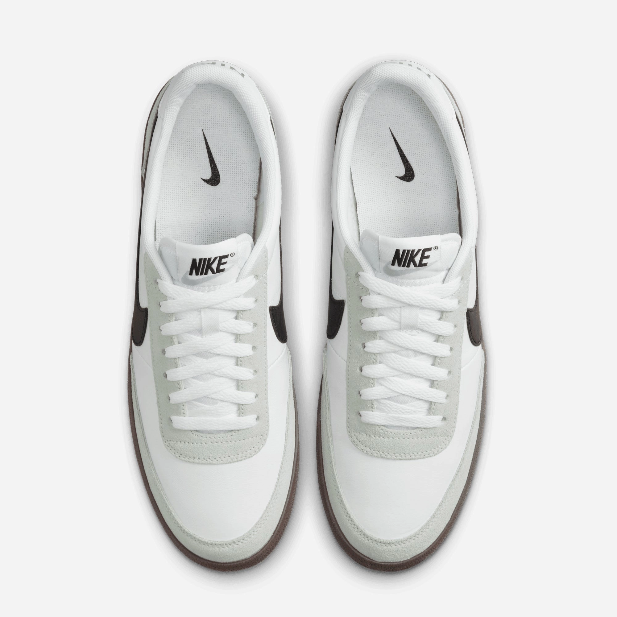 NIKE | KILLSHOT 2 LEATHER { WHITE/BLACK-LIGHT SILVER-GUM DARK BROWN
