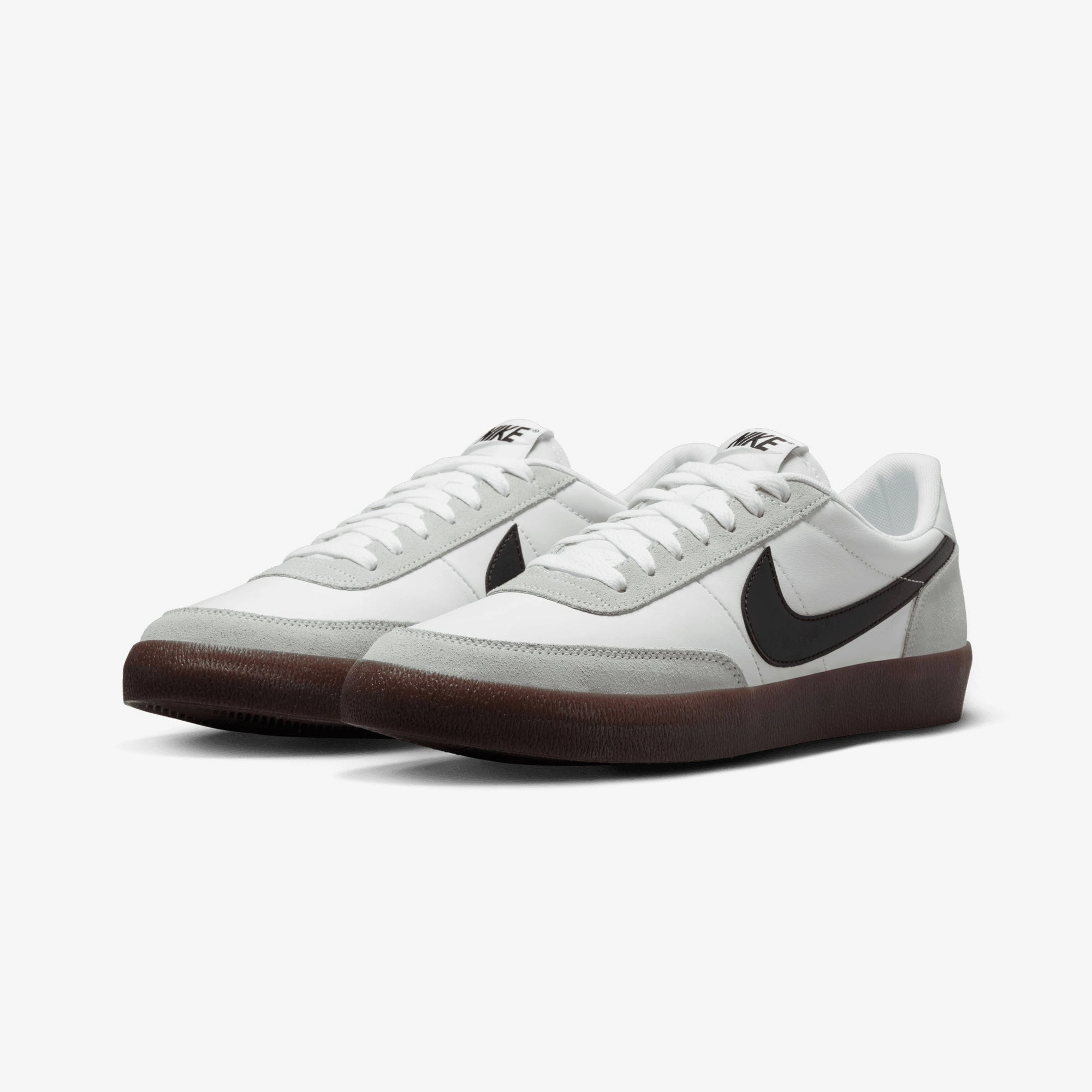 NIKE | KILLSHOT 2 LEATHER { WHITE/BLACK-LIGHT SILVER-GUM DARK BROWN