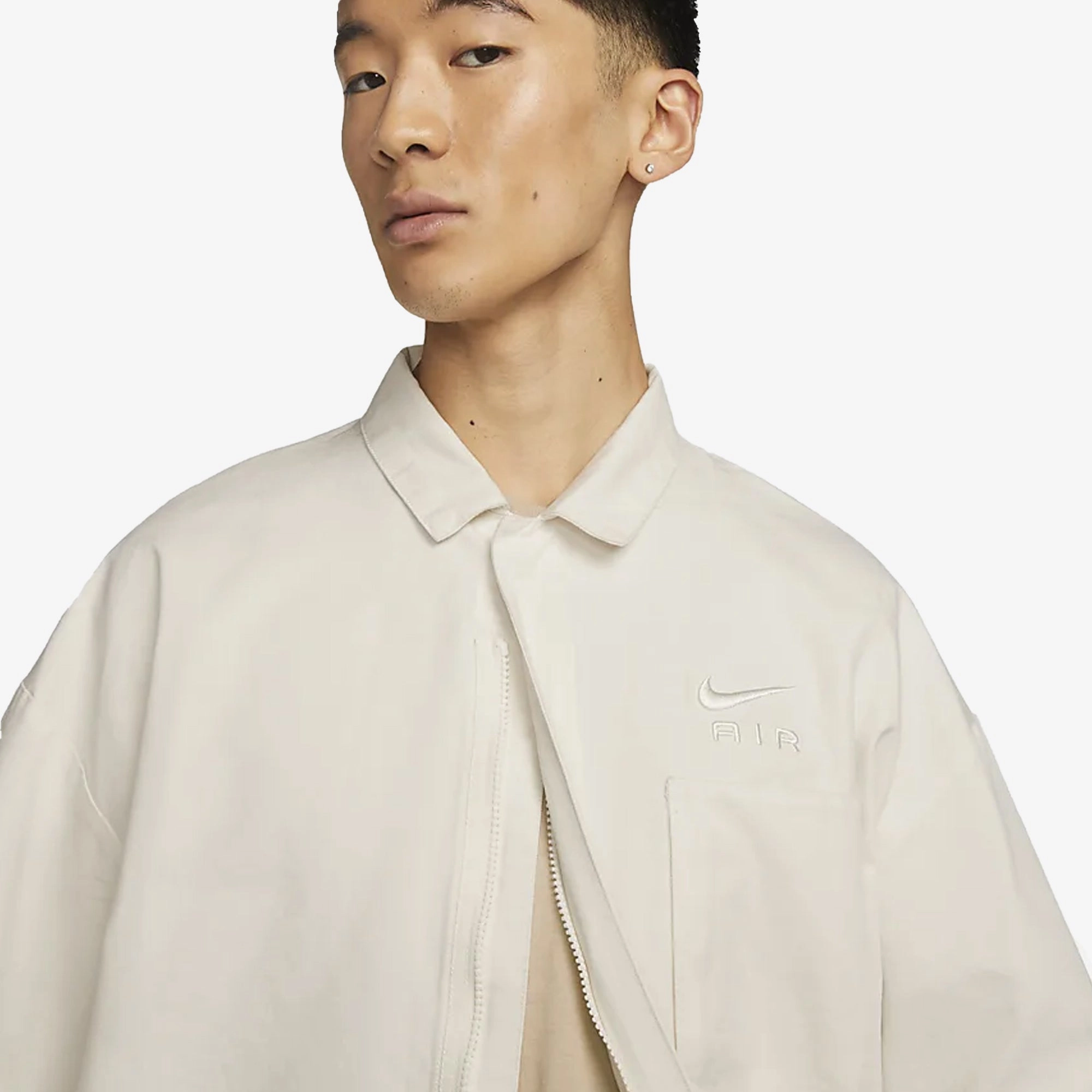 Nike | SPORTSWEAR AIR WOVEN OVER-SHIRT TOP  { SAIL/SAIL