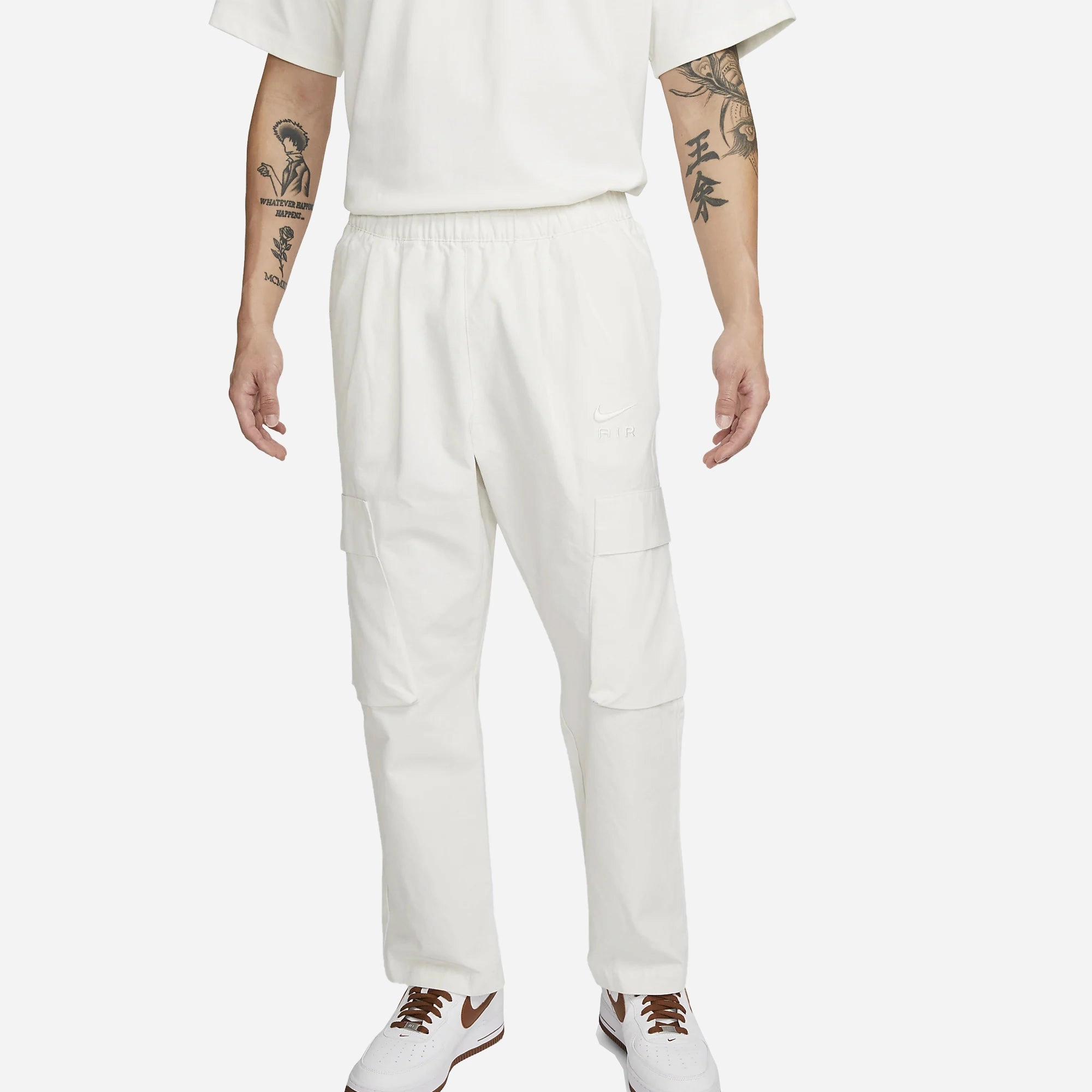 Nike | WOVEN CARGO PANTS  { WHITE/SAIL