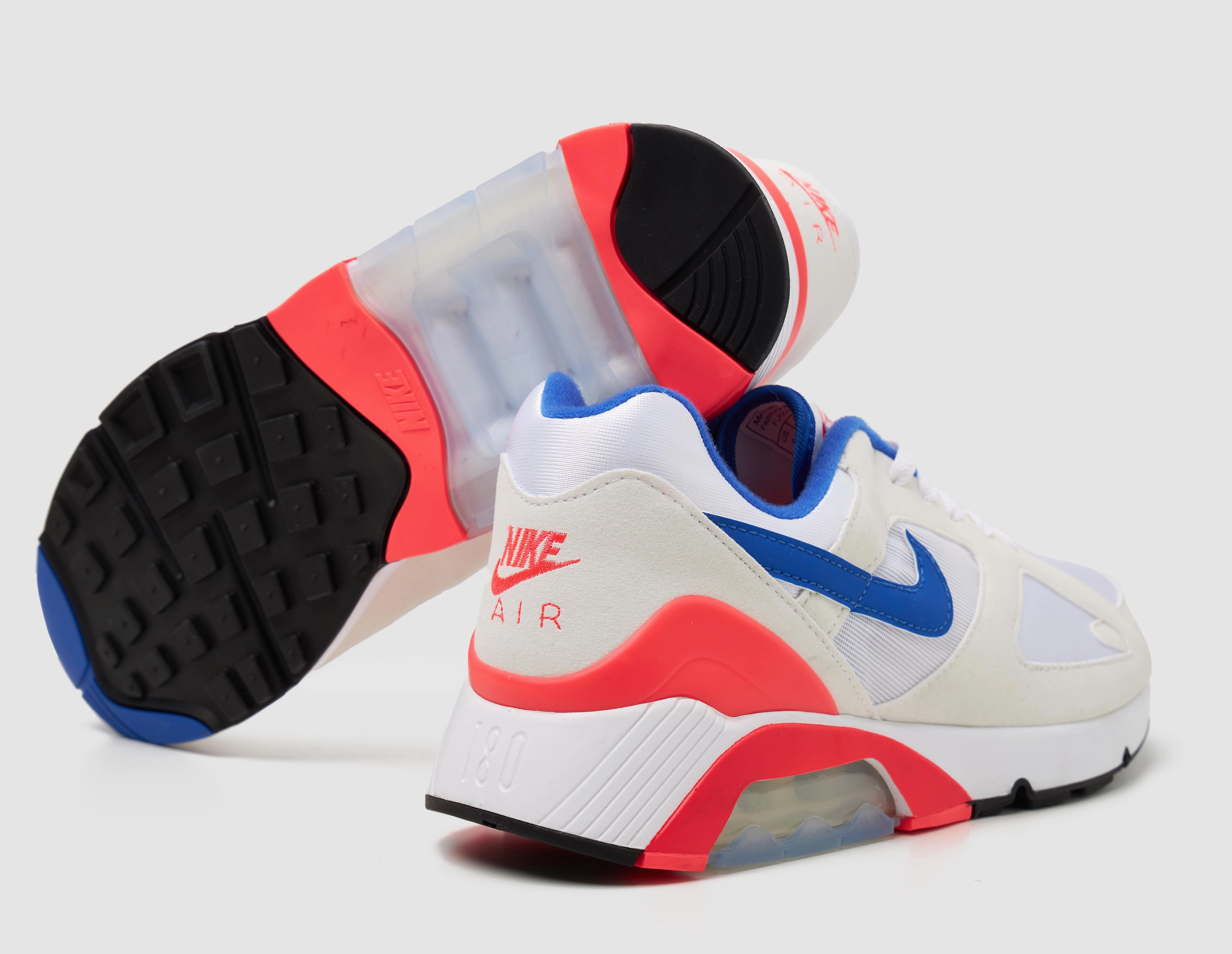 Nike Air 180 White / Ultramarine - Solar Red