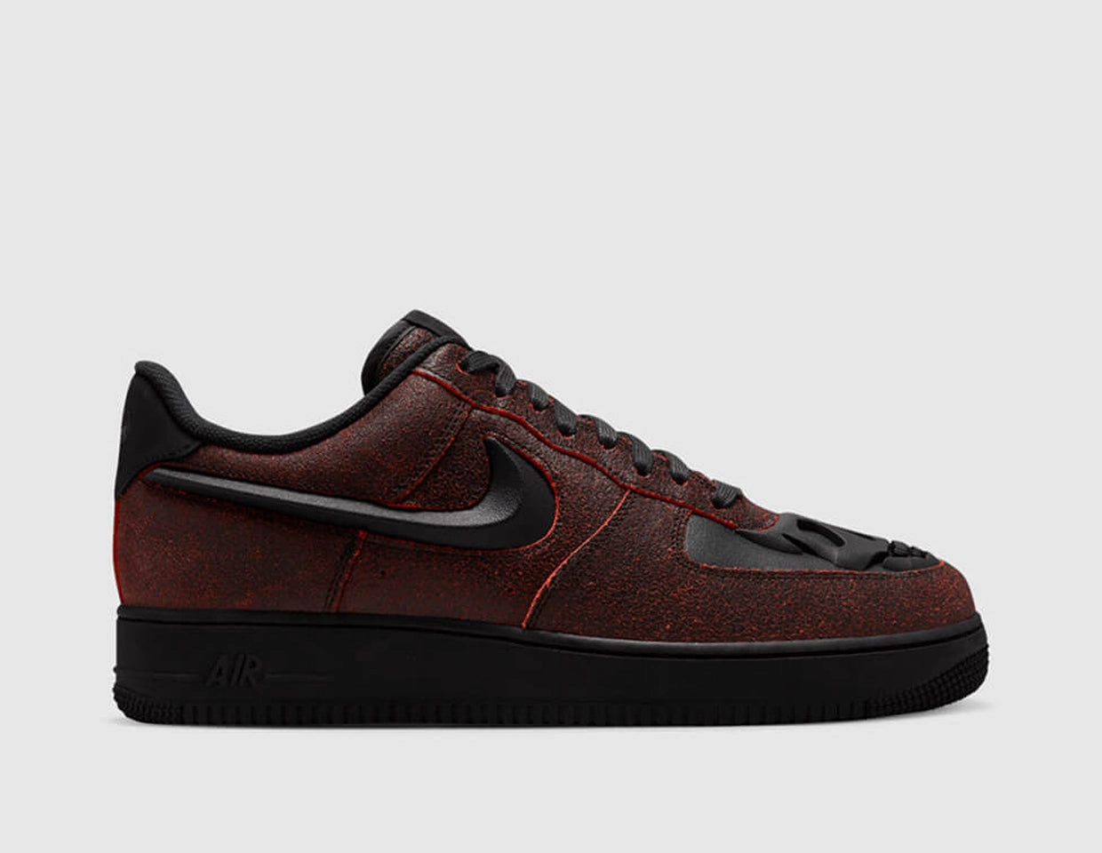 Nike Air Force 1 Black / Black - Crimson