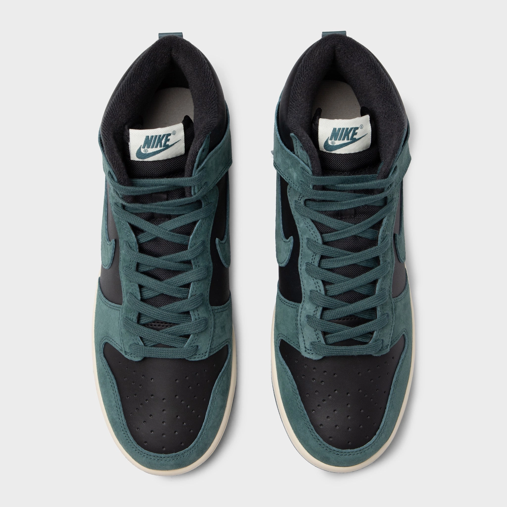 Nike Dunk High Retro PRM Black / Faded Spruce - Light Cream