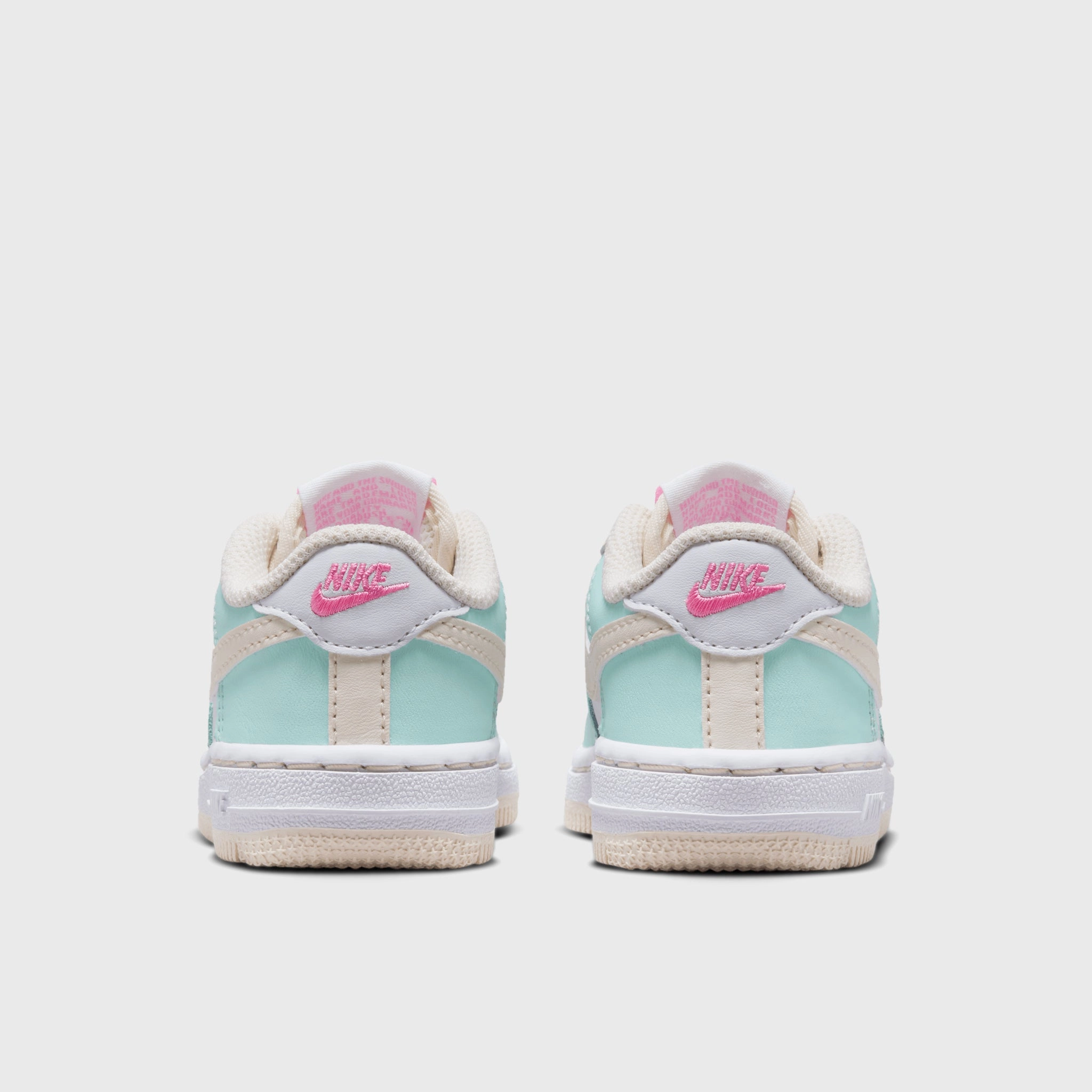 Nike Force 1 Low TD Jade Ice / Guava Ice - White