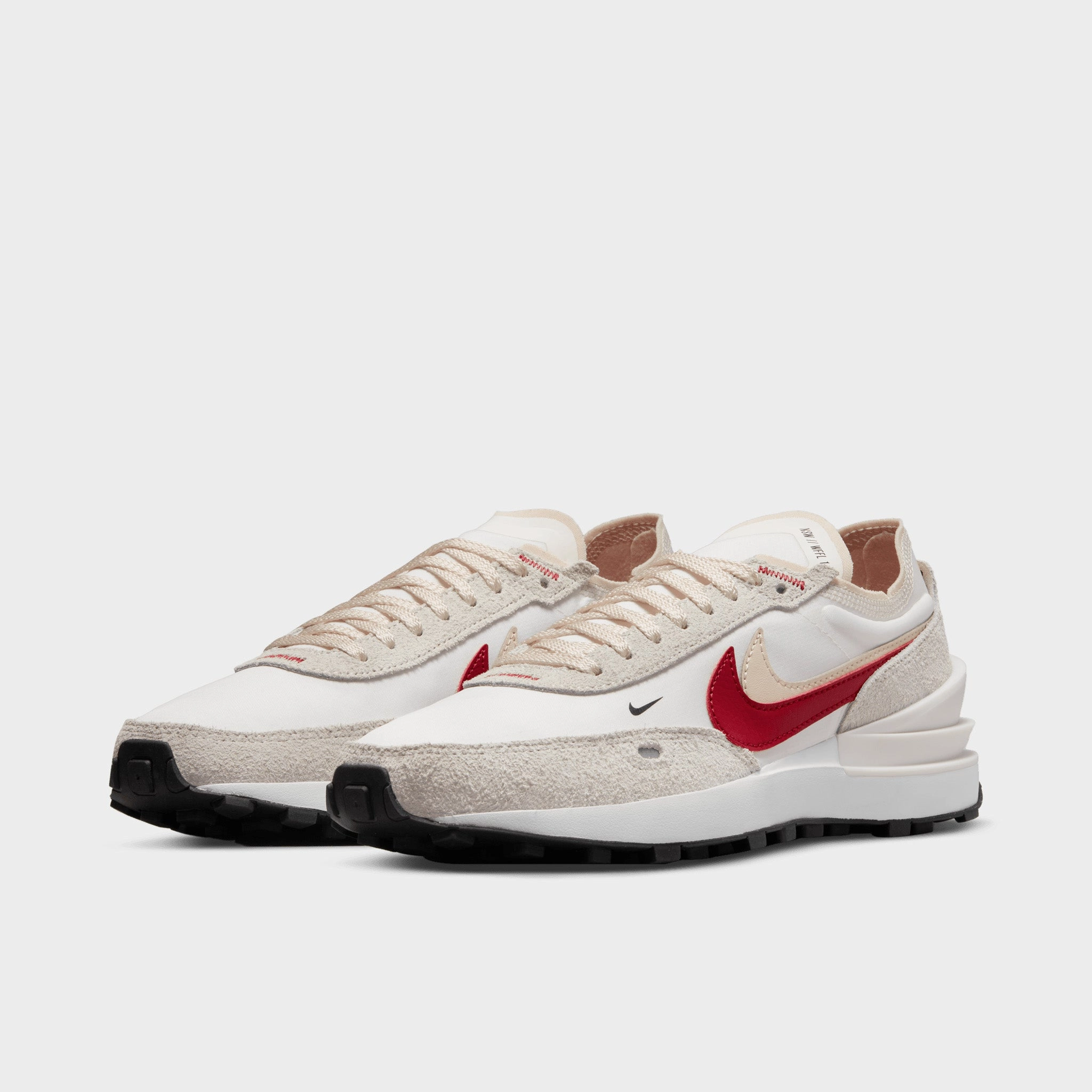 Nike Women's Waffle One SE Sail / Gym Red - Pearl White