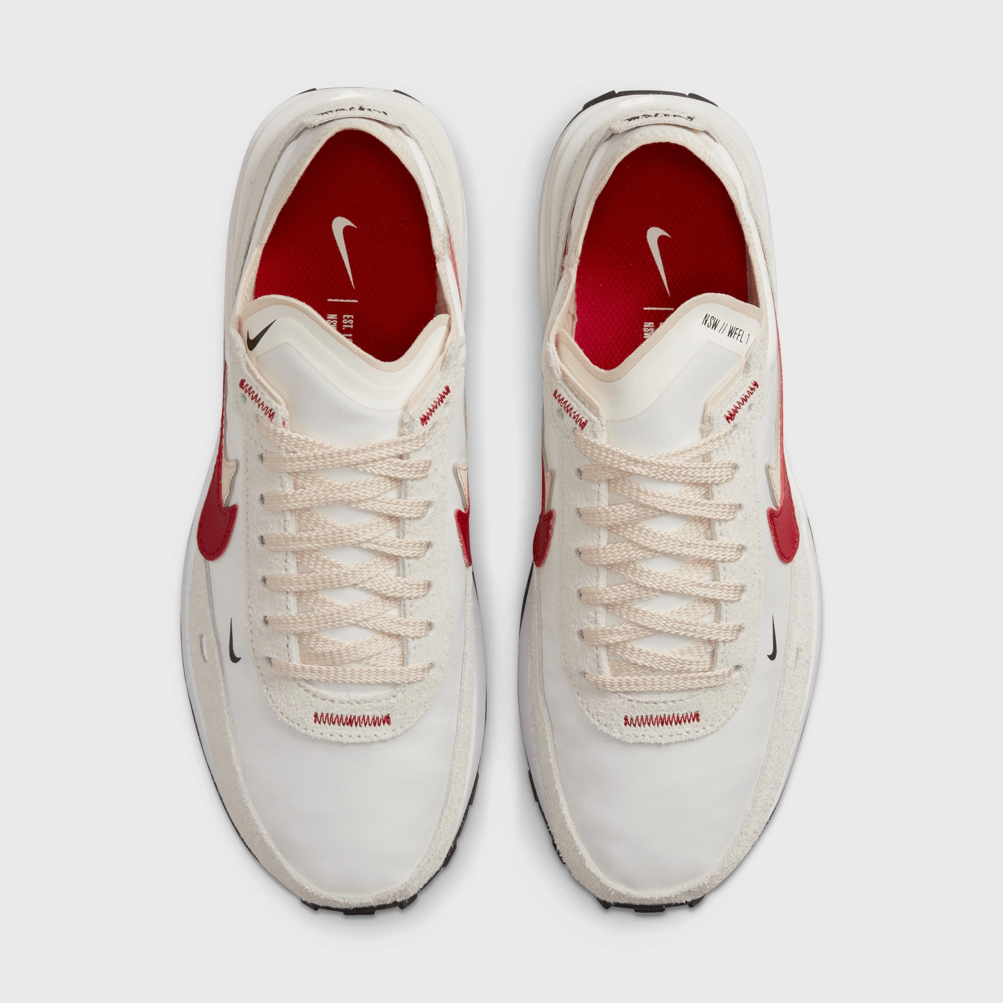 Nike Women's Waffle One SE Sail / Gym Red - Pearl White
