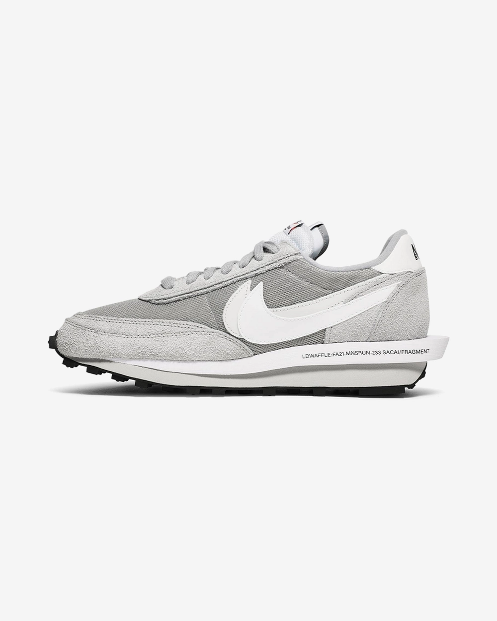 NIKE X SACAI X FRAGMENT LD WAFFLE GREY