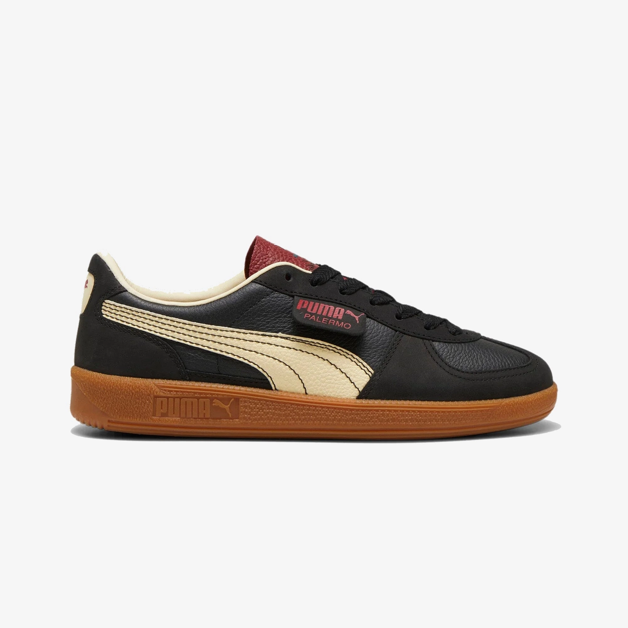 PUMA | PALERMO LTH { BLACK/RED