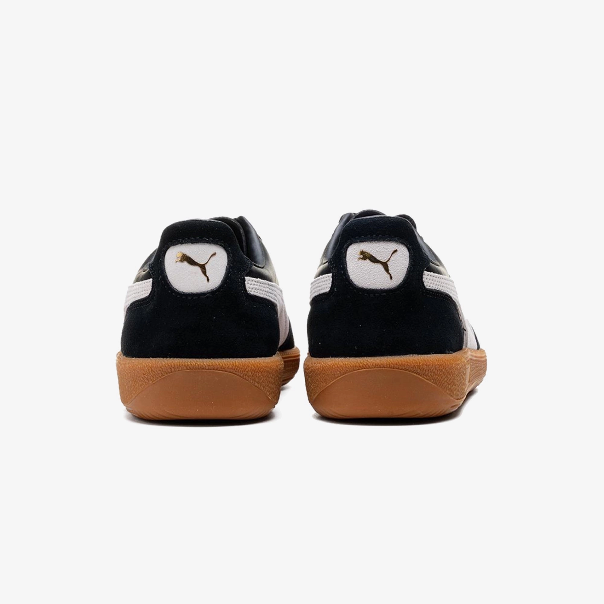 PUMA | PALERMO LTH { PUMA BLACK\FEATHER GRAY-GUM