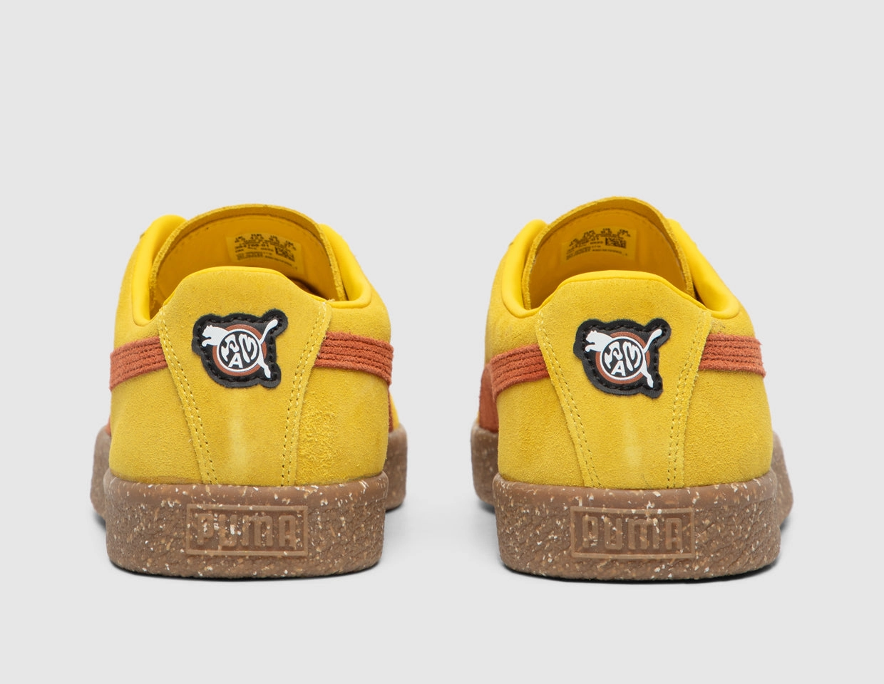 Puma x P.A.M Suede VTG Mustard Yellow / Burgundy