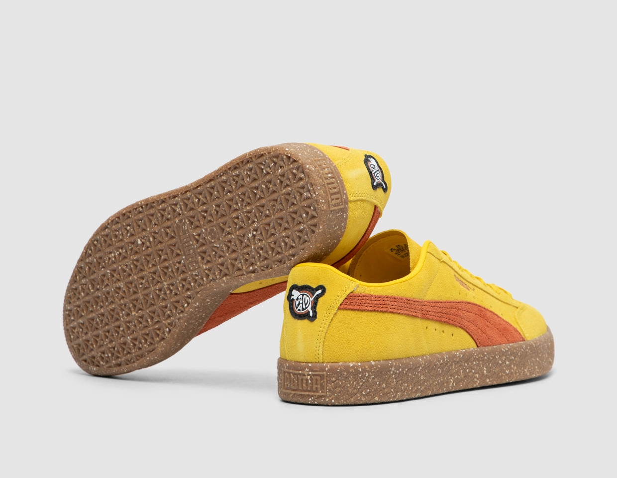 Puma x P.A.M Suede VTG Mustard Yellow / Burgundy