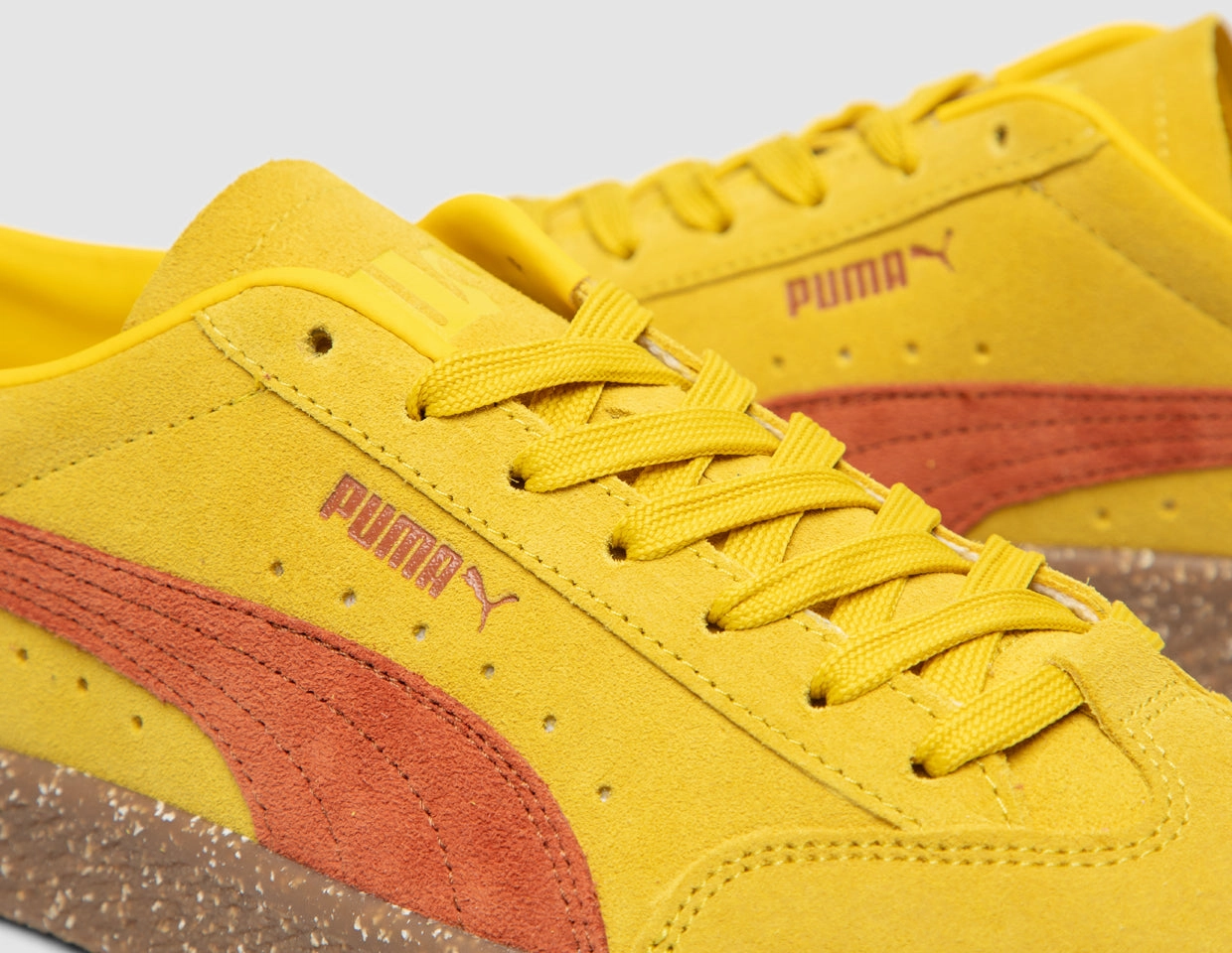 Puma x P.A.M Suede VTG Mustard Yellow / Burgundy