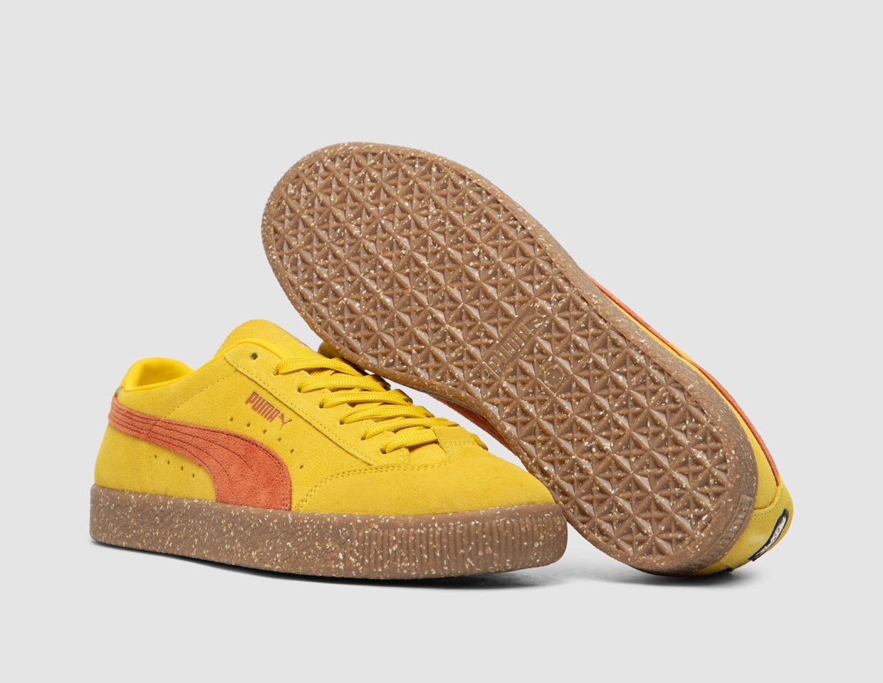Puma x P.A.M Suede VTG Mustard Yellow / Burgundy