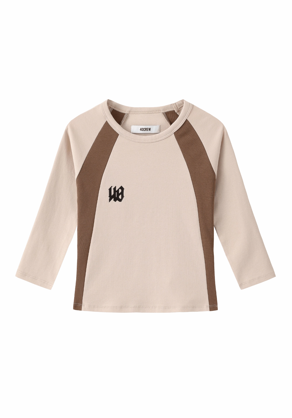Raglan Sleeves Cropped Shirt