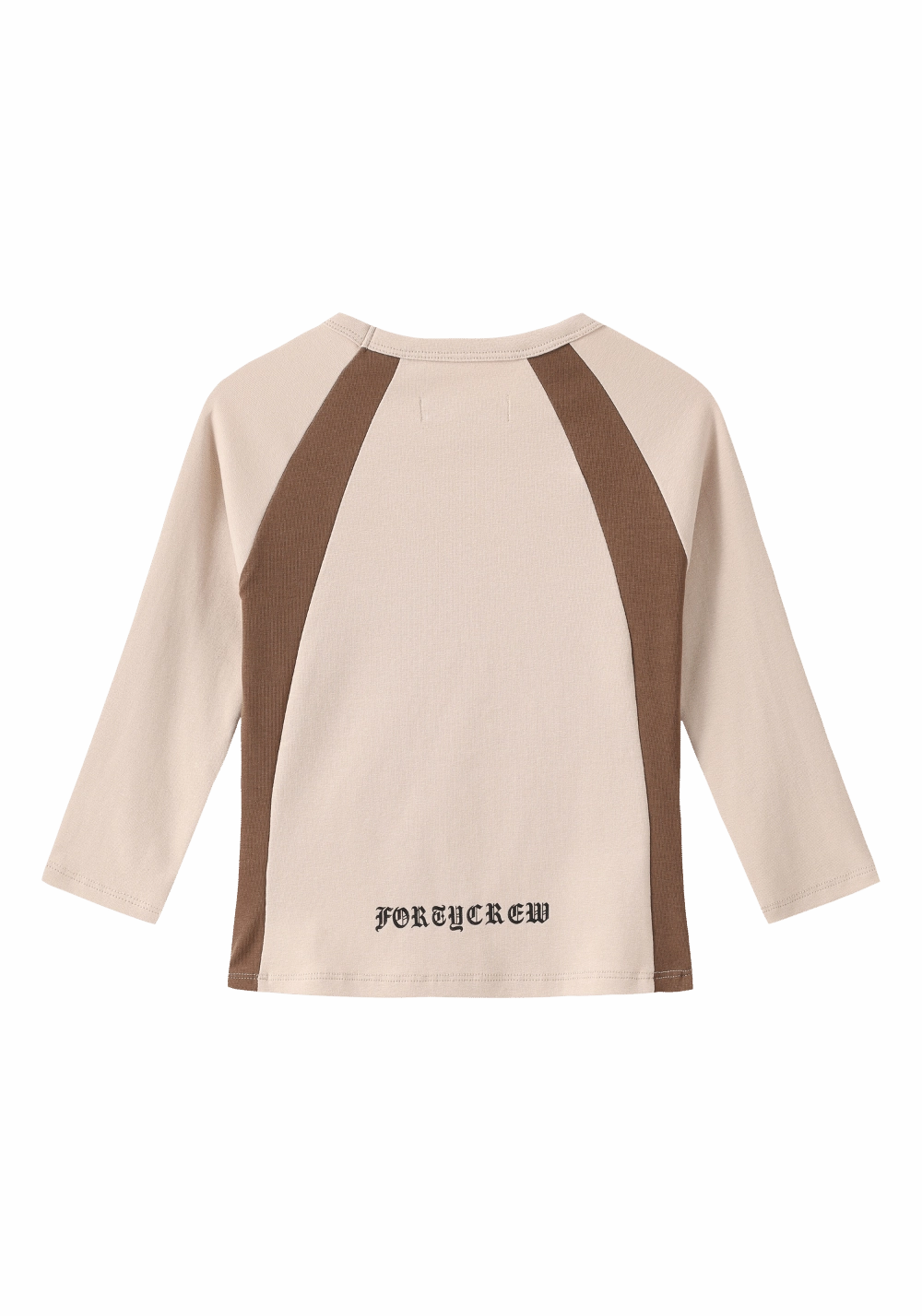 Raglan Sleeves Cropped Shirt