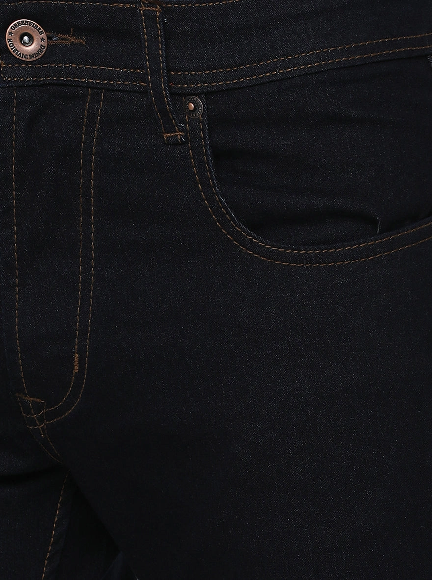 Raw Blue Washed Narrow Fit Jeans | Greenfibre